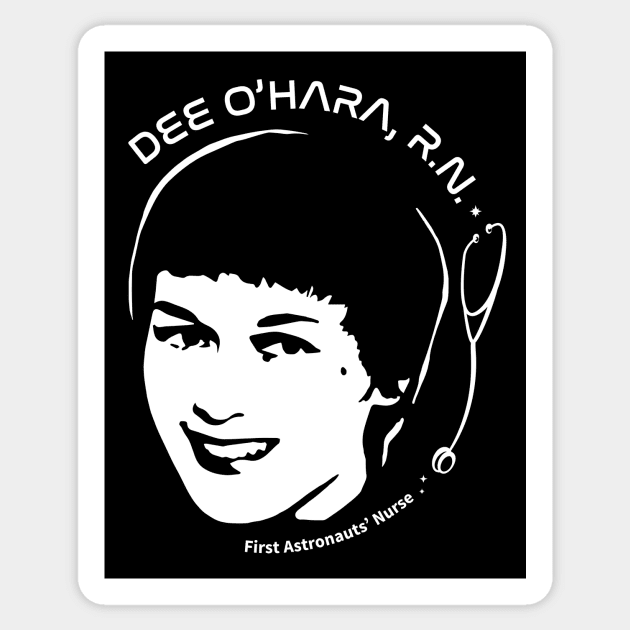 Women in Space: Dee O'Hara Sticker by photon_illustration